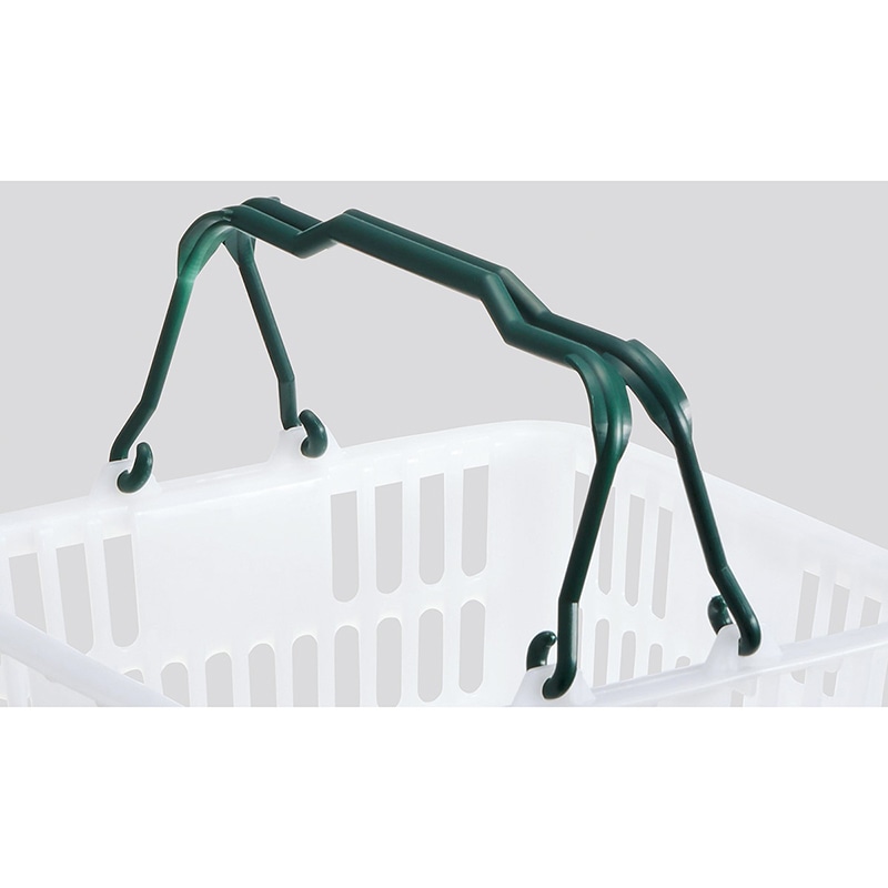 ストア・エキスプレス 買い物カゴ SL-1 6リットル エバーグリーン 61-813-84-3 5個/セット(ご注文単位1セット)【直送品】