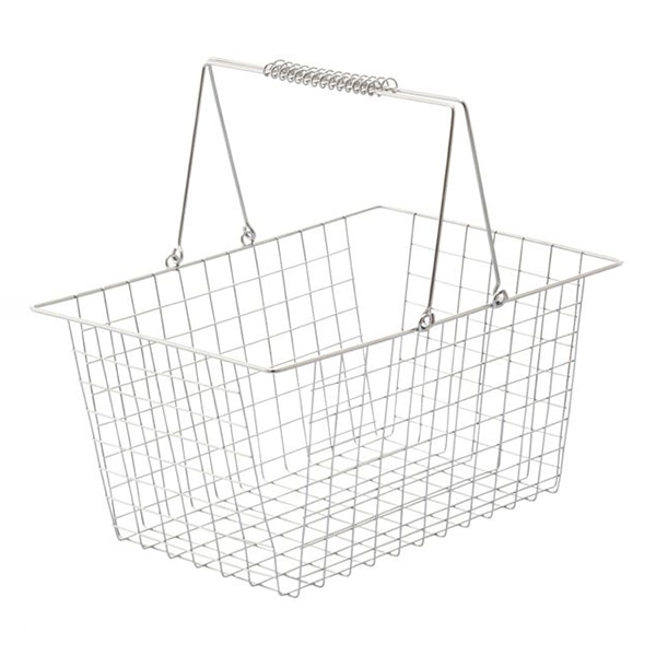 ストア・エキスプレス ワイヤーバスケット L クローム 61-380-2-18 9個/セット(ご注文単位1セット)【直送品】