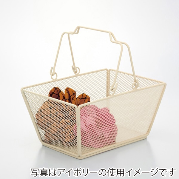 ストア・エキスプレス メッシュ　ハンドルバスケット S　ブラウン 61-380-4-2 1個（ご注文単位1個）【直送品】