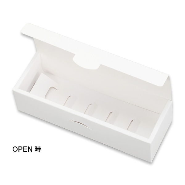 柳井紙工 ギフトケース 真果撰 24×8 39311 ナチュラルホワイト 100枚/束(ご注文単位1束)【直送品】