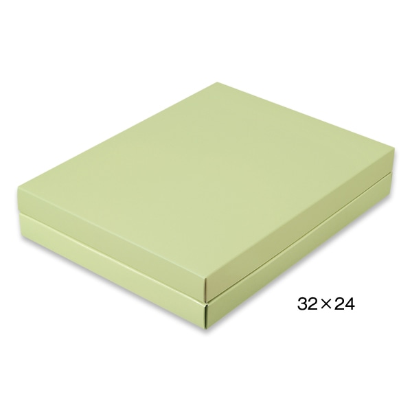 柳井紙工 ギフトケース　真果撰 32×24 39911　もえか（緑＋緑） 100組/束（ご注文単位1束）【直送品】