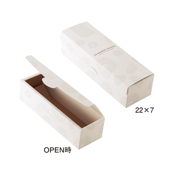 柳井紙工 ギフトケース　ギフトファイン・デセール 22×7 26581　茶 100組/束（ご注文単位1束）【直送品】