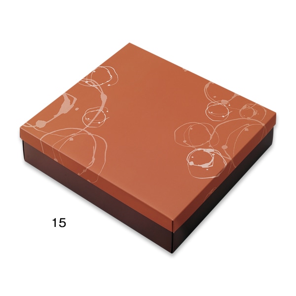 柳井紙工 和菓子ケース　ともえ 15 15815 50組/束（ご注文単位1束）【直送品】