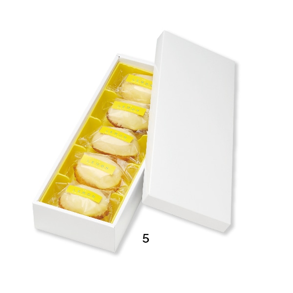 柳井紙工 ギフトケース　レモン・ホワイト 5 25805 200組/束（ご注文単位1束）【直送品】
