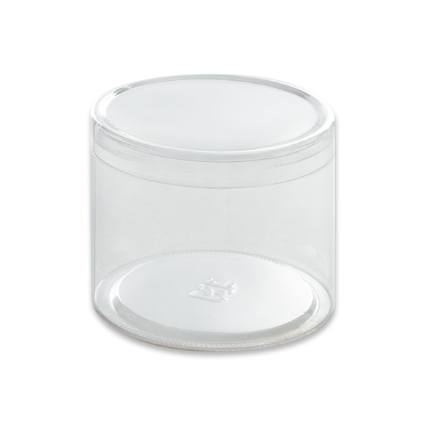 柳井紙工 プラケース ピートS 丸 64095 1個(ご注文単位100個)【直送品】