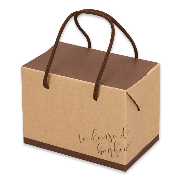 柳井紙工 持ち手付バッグ型ギフト レトラ 16×10 21058 50組/束(ご注文単位1束)【直送品】