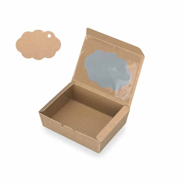 柳井紙工 クラフトBOX・クラウド 15×11 46228 100組/束(ご注文単位1束)【直送品】