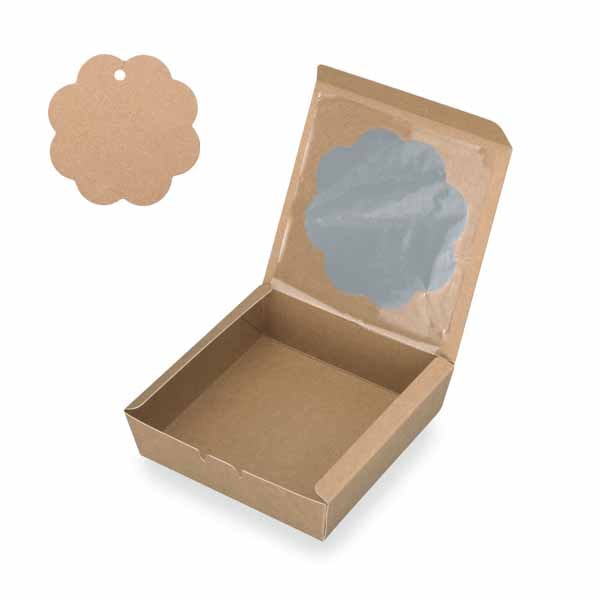 柳井紙工 クラフトBOX・クラウド 16×16 46229 100組/束(ご注文単位1束)【直送品】