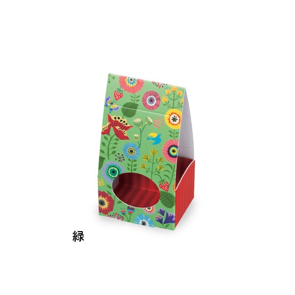 柳井紙工 カジュアルギフト プチスタンド Aセット 26562 フラワーガーデン 200枚/束(ご注文単位1束)【直送品】