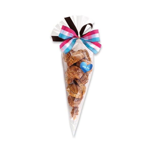 柳井紙工 ギフト袋 三角袋 43×27 06149 透明 300枚/束(ご注文単位1束)【直送品】