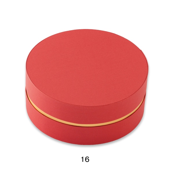 柳井紙工 貼箱 セルクル 13 85111 べに 1個(ご注文単位100個)【直送品】