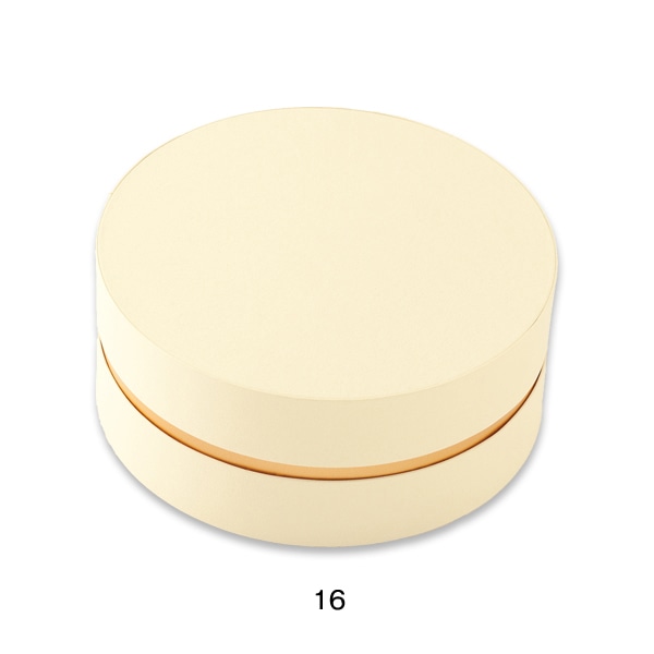 柳井紙工 貼箱 セルクル 16 85172 アイボリー 1個(ご注文単位60個)【直送品】