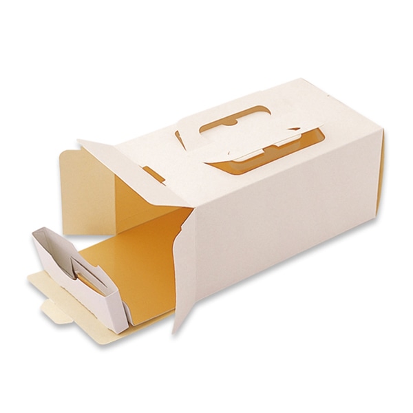 柳井紙工 スマートキャリーケース・アイボリー 6 Gトレー 20841 100枚/箱(ご注文単位1箱)【直送品】