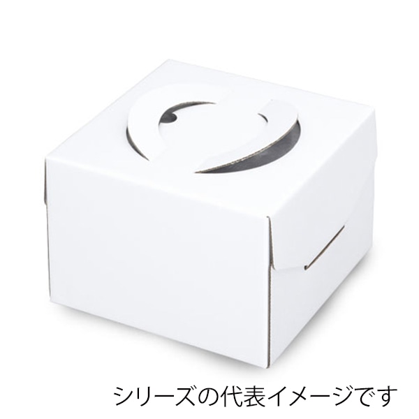 柳井紙工 キャリーデコケース　保冷ホワイト 6 53016 100枚/箱（ご注文単位1箱）【直送品】