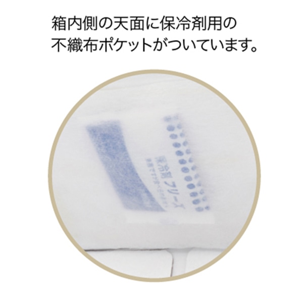 柳井紙工 キャリーデコケース 保冷ホワイト 7 53017 50枚/箱(ご注文単位1箱)【直送品】
