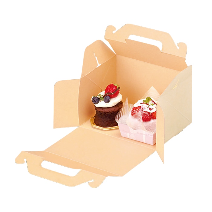 手提サービス箱 WDエコキャリー105 No.640 1-002-86 50枚/包(ご注文単位6包)【直送品】