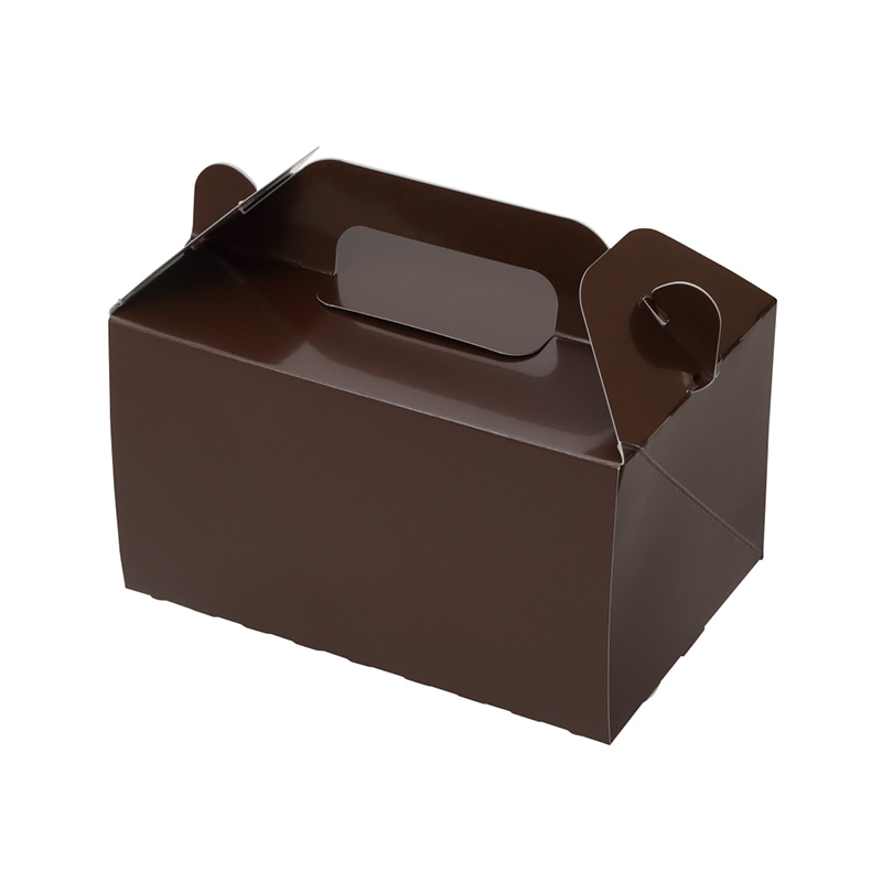 手提サービス箱　WDカラー105 ココア　No.640 1-003-32　300枚/袋（ご注文単位1袋）【直送品】