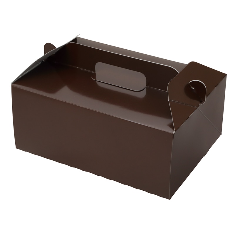 手提サービス箱　WDカラー105 ココア　No.860 1-003-34　100枚/袋（ご注文単位1袋）【直送品】