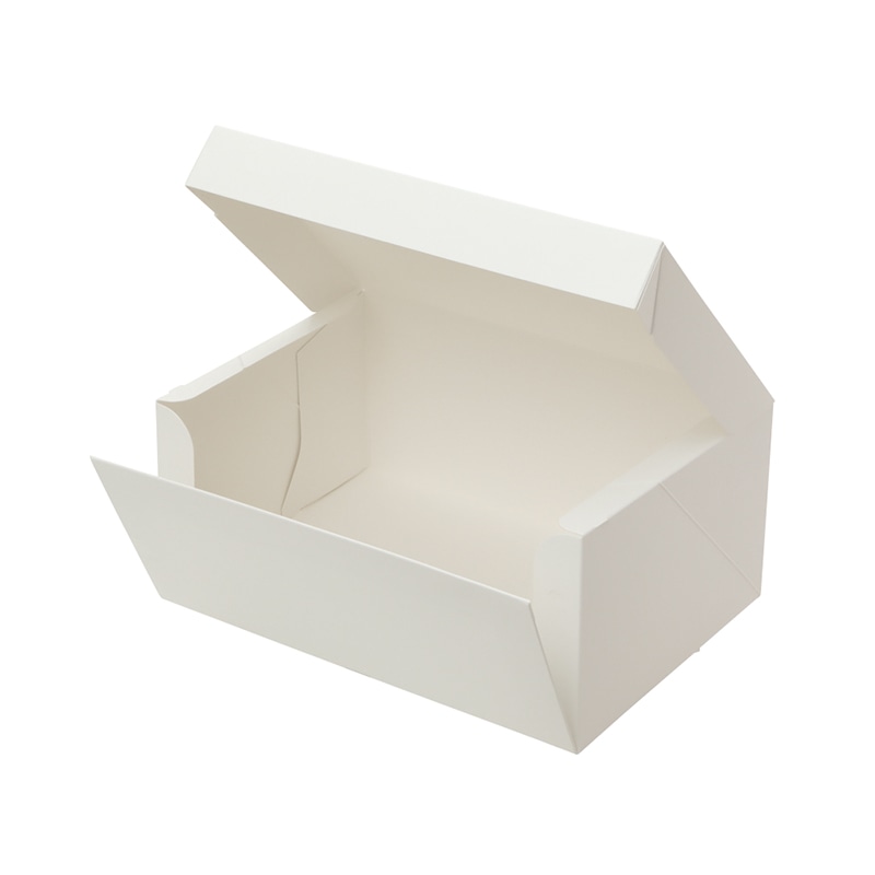 テイクアウトボックス　PC-color ホワイト　4号 1-110-64　50枚/包（ご注文単位4包）【直送品】