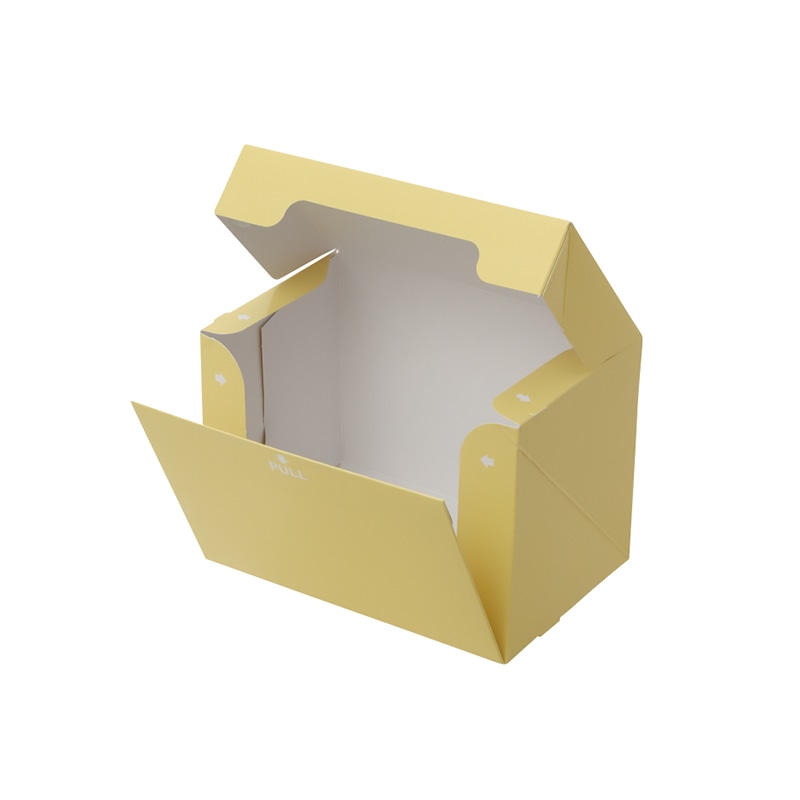 テイクアウトボックス　PC-color クリーム　1号 1-110-31　50枚/包（ご注文単位6包）【直送品】