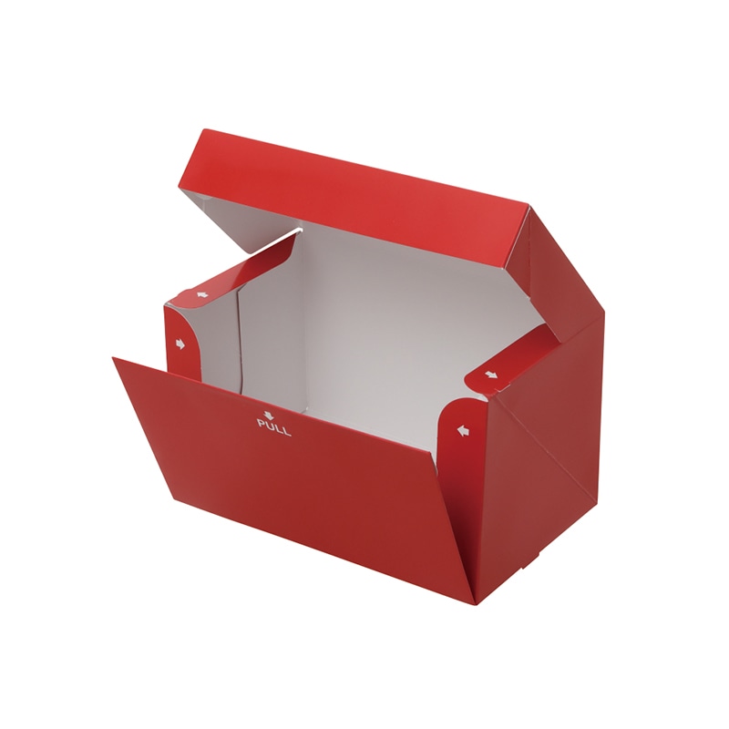 テイクアウトボックス PC-color ルージュ 2号 1-110-72 50枚/包(ご注文単位6包)【直送品】