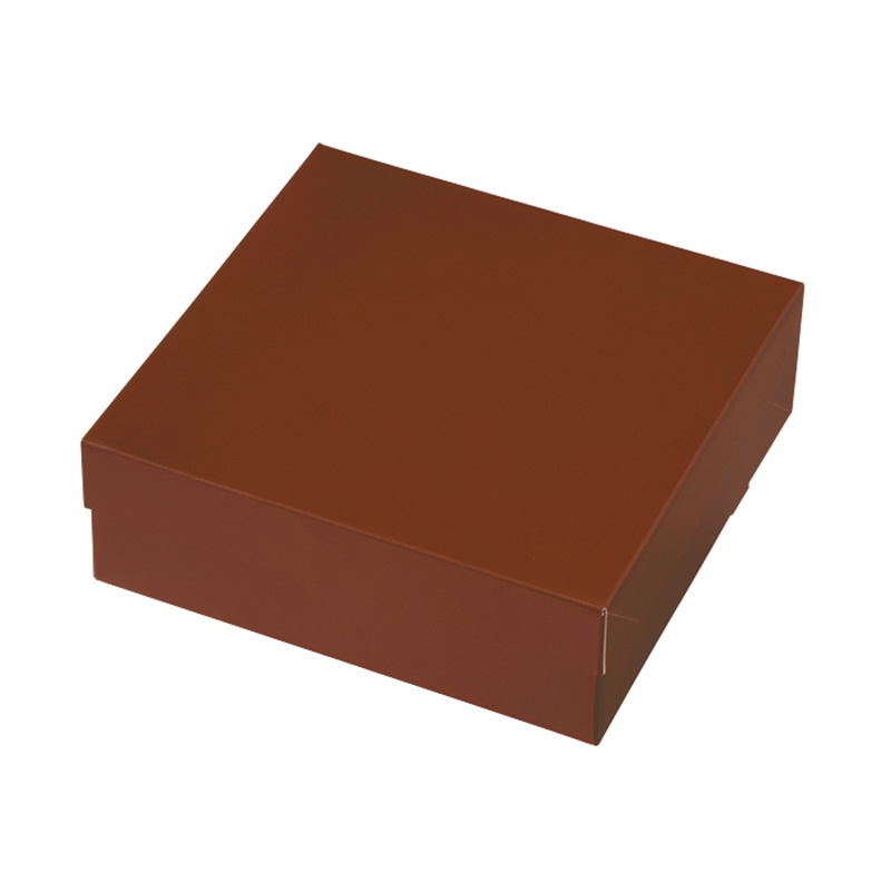 テイクアウトボックス　PC-カラー　65 ココア　5号 1-032-21　50枚/包（ご注文単位2包）【直送品】