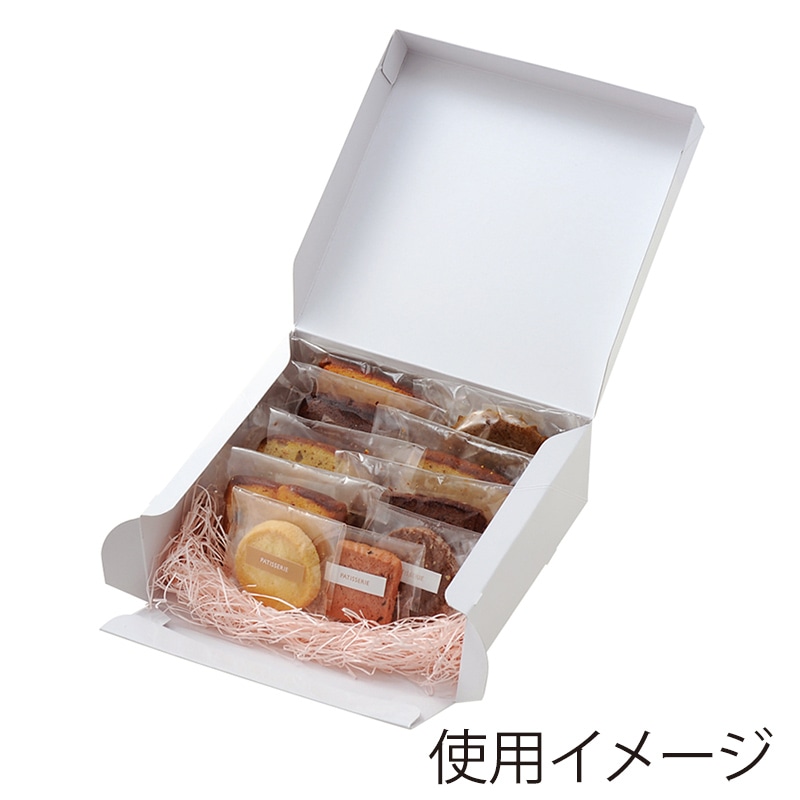 テイクアウトボックス　PC-カラー　65 ホワイト　5号 1-032-42　50枚/包（ご注文単位2包）【直送品】