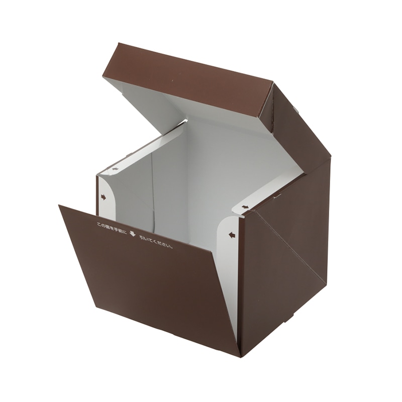 PCデコ箱 ココア 44号 2-600-78 100枚/袋(ご注文単位1袋)【直送品】