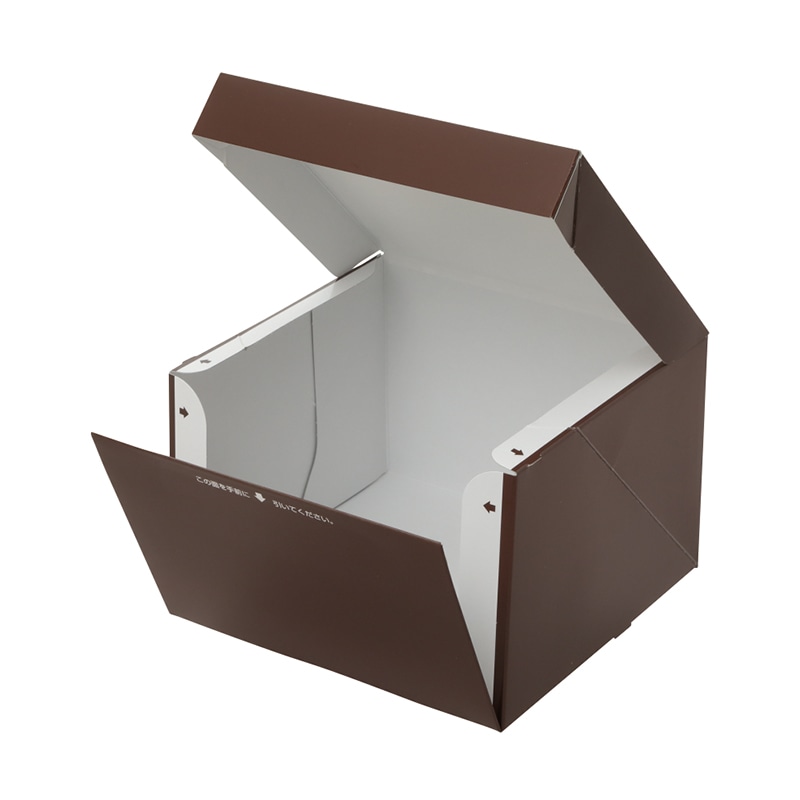 PCデコ箱 ココア 55号 2-600-79 100枚/袋(ご注文単位1袋)【直送品】