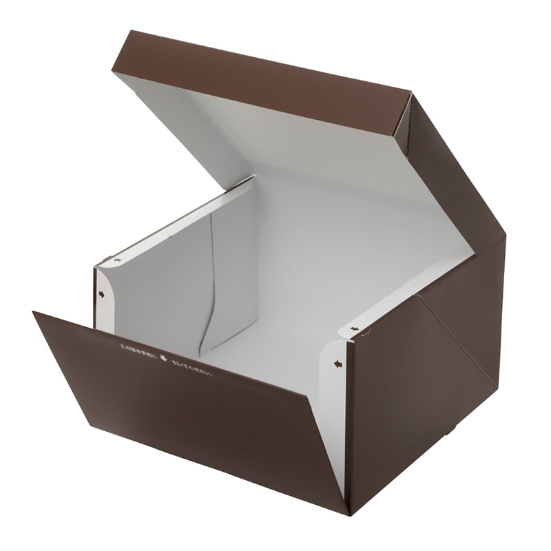 PCデコ箱 ココア 66号 2-600-80 100枚/袋(ご注文単位1袋)【直送品】