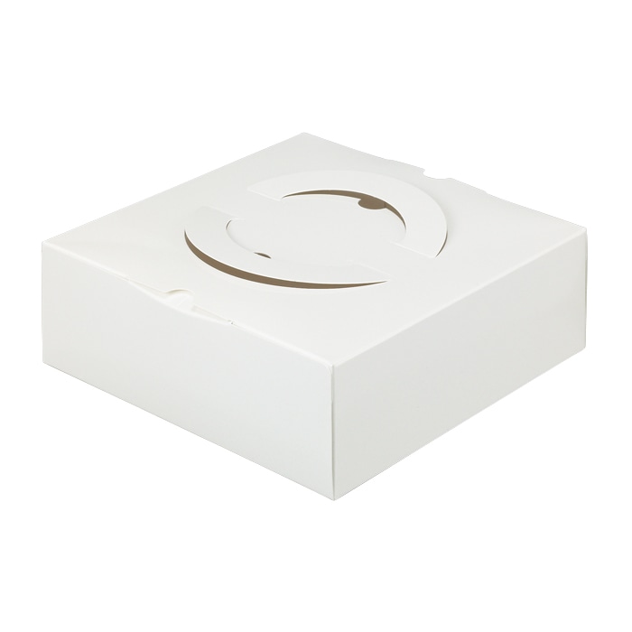 洋菓子箱 HCホワイト H65 5号 1-030-39 100枚/袋(ご注文単位1袋)【直送品】