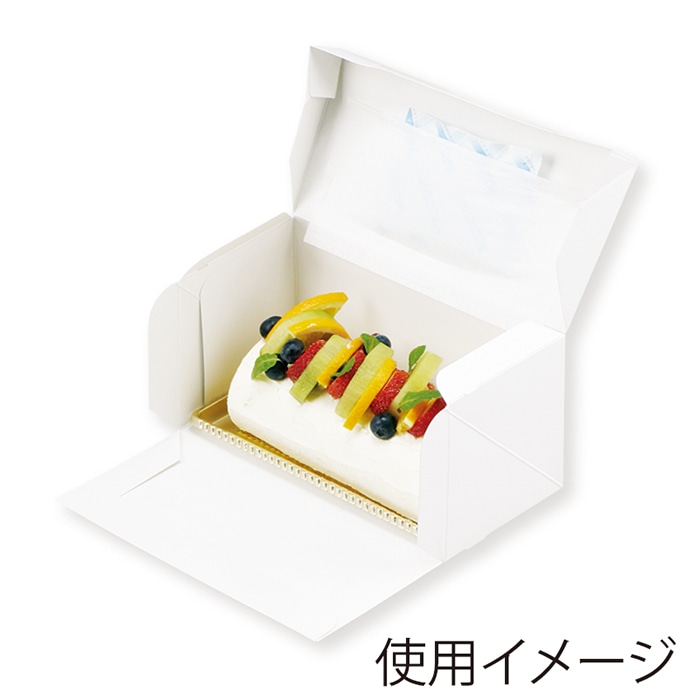 PCロールケーキ函 ポケット有り 1-107-42　200枚/袋（ご注文単位1袋）【直送品】