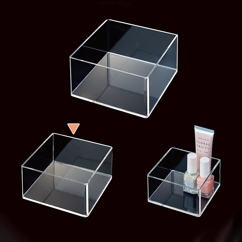 ストア・エキスプレス 透明アクリルトレー 中 61-819-31-2 1個(ご注文単位1個)【直送品】