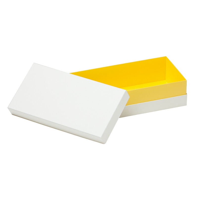 洋菓子箱 パステルコンビAギフトケース M ホワイト/イエロー 1291 1個(ご注文単位50個)【直送品】