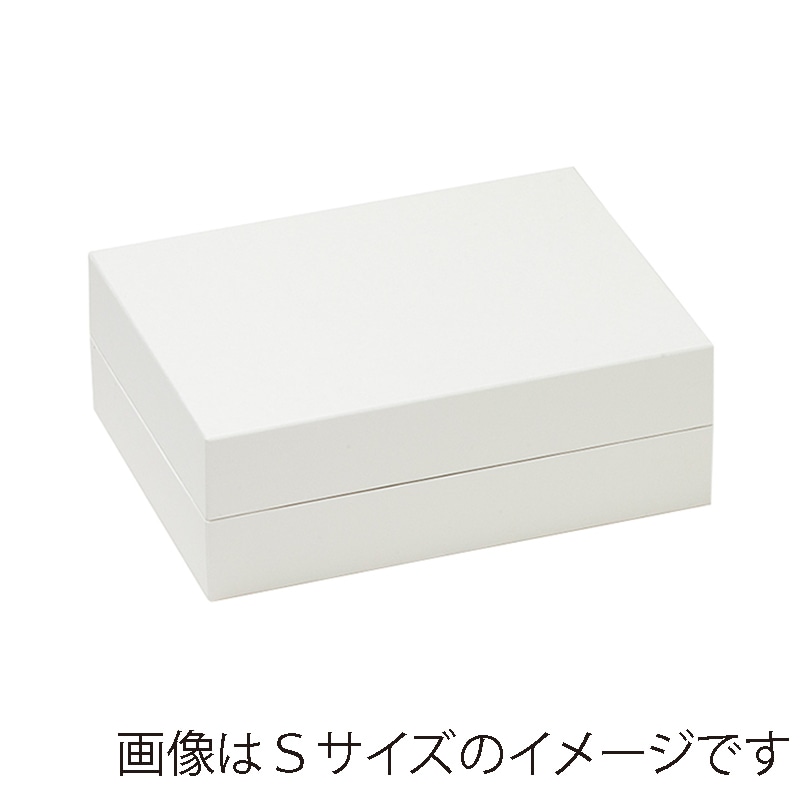 洋菓子箱　ヒンジギフトケース　LL ホワイト 1074　1個（ご注文単位25個）【直送品】