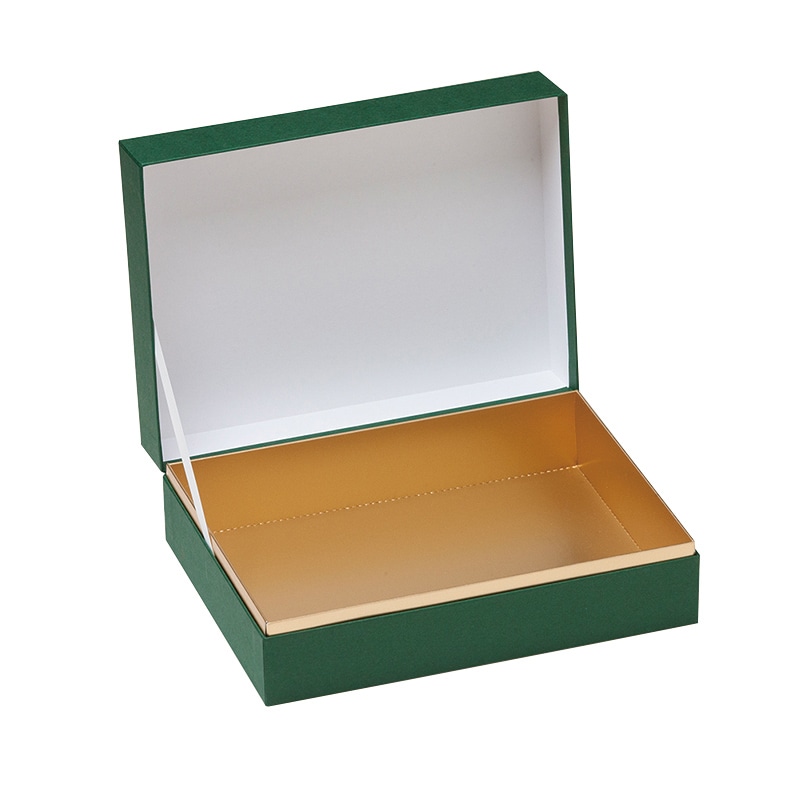洋菓子箱 ヒンジギフトケース S フォレストグリーン 1071 1個(ご注文単位50個)【直送品】