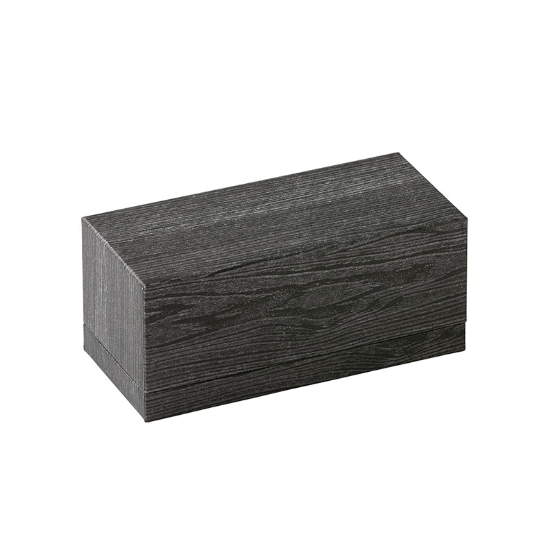洋菓子箱　コンビBギフトケース　ミニパウンド1本用 木目黒 1904　1個（ご注文単位100個）【直送品】