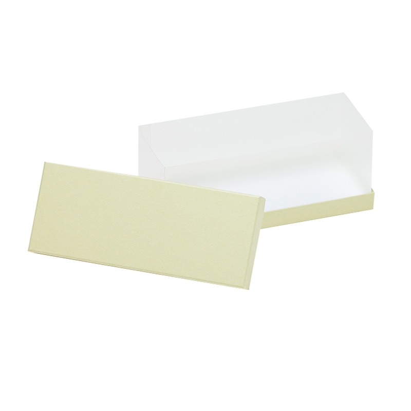 洋菓子箱 長方形サイドクリアギフトケース わさび 1755 1個(ご注文単位100個)【直送品】