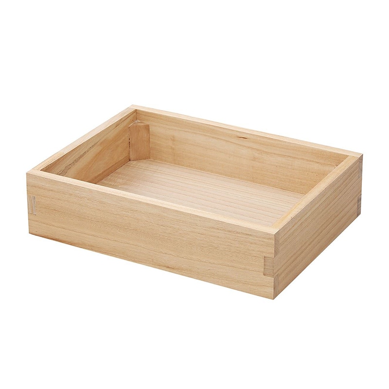 ストア・エキスプレス 木製ボックスディスプレイ 桐材 ナチュラル H10cm 61-819-47-2 1個(ご注文単位1個)【直送品】