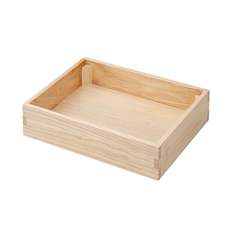 ストア・エキスプレス 木製ボックスディスプレイ 桐材 ナチュラル 幅45×高さ10cm 61-819-49-1 1個(ご注文単位1個)【直送品】