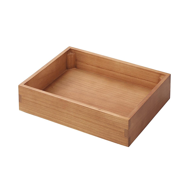 ストア・エキスプレス 木製ボックスディスプレイ 桐材 ブラウン 幅45×高さ10cm 61-819-50-1 1個(ご注文単位1個)【直送品】