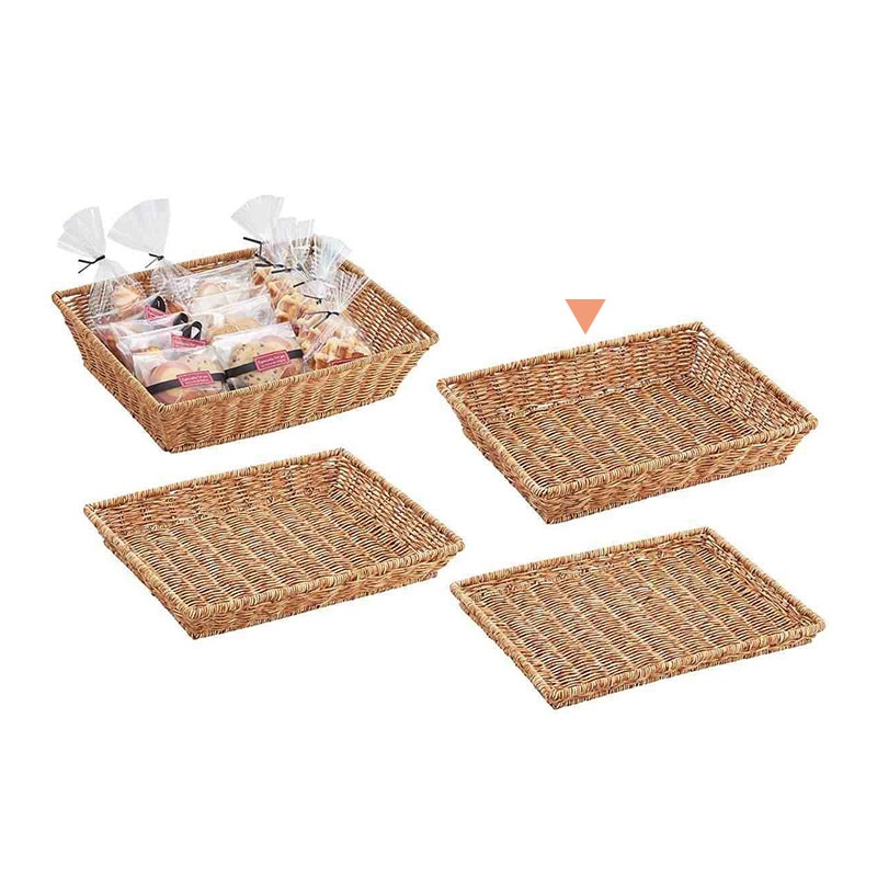 ストア・エキスプレス PP製バスケット H7cm 61-819-56-3 1個（ご注文単位1個）【直送品】