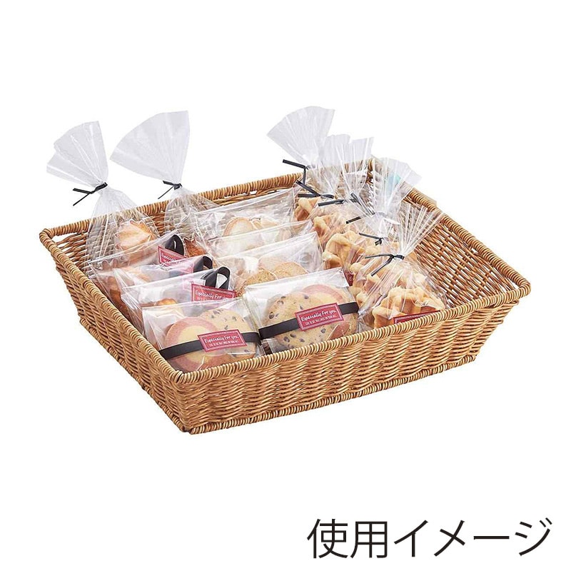 ストア・エキスプレス PP製バスケット H10cm 61-819-56-4 1個(ご注文単位1個)【直送品】