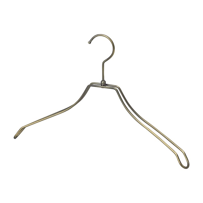ストア・エキスプレス 湾曲スチール製ハンガー アンティークゴールド 幅38cm 61-819-72-1 1本(ご注文単位1本)【直送品】