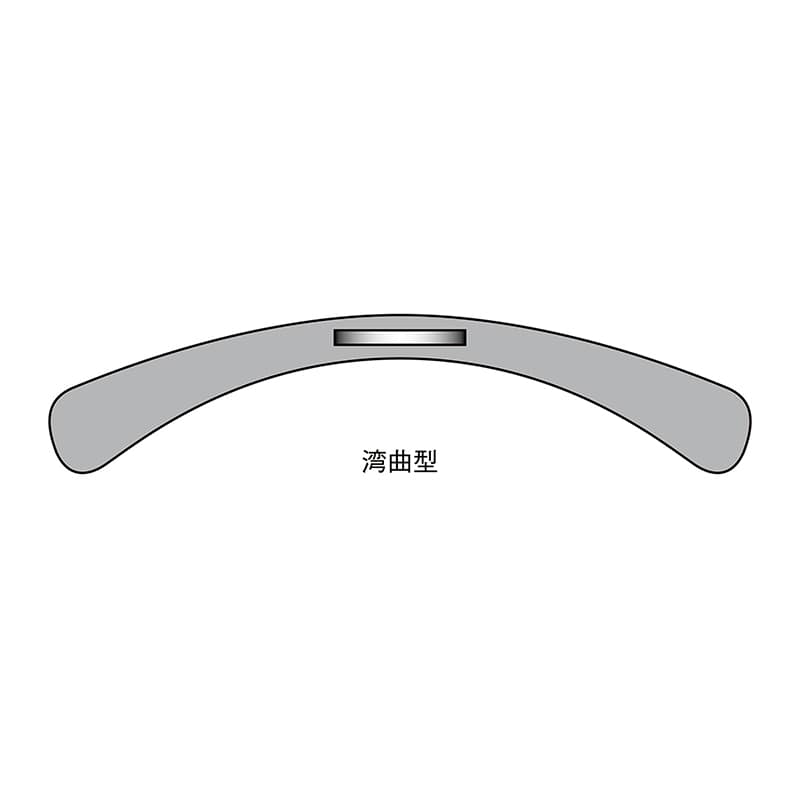 ストア・エキスプレス 湾曲スチール製ハンガー アンティークゴールド　幅38cm 61-819-72-1 1本（ご注文単位1本）【直送品】