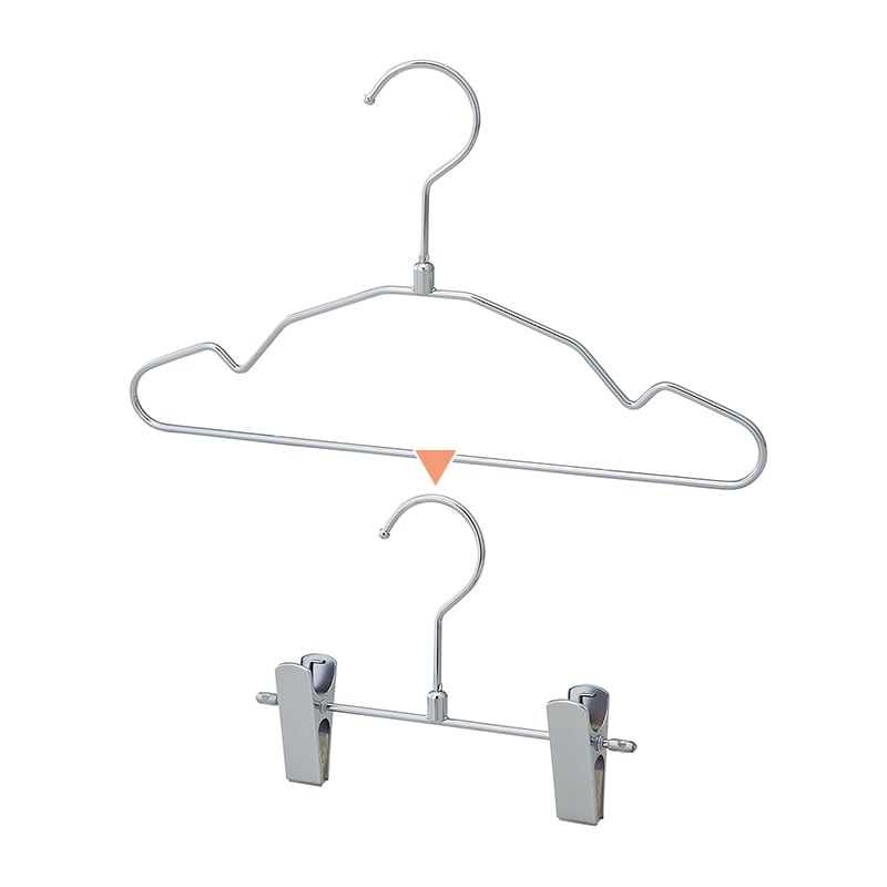 ストア・エキスプレス 子供用スチール製ハンガー　ボトム ボトム　幅20cm　100本 61-819-77-4 1セット（ご注文単位1セット）【直送品】