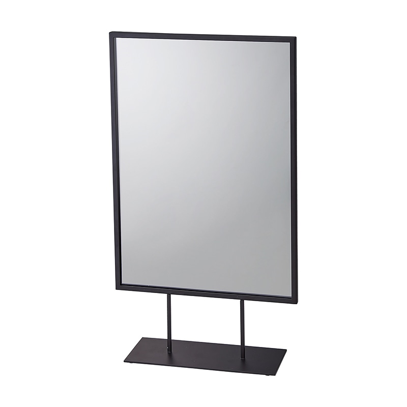 ストア・エキスプレス スチール製ポップスタンド 両面仕様 A3タテ ブラック 61-820-4-3 1台(ご注文単位1台)【直送品】