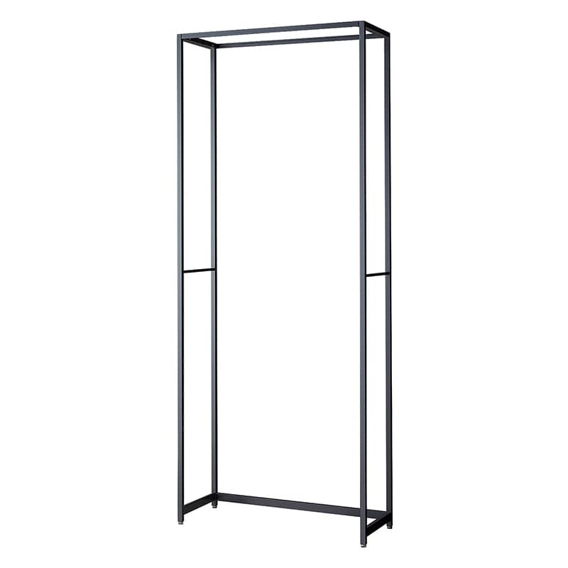 ストア・エキスプレス 店舗什器　ラテラル・ロコ　本体　グレー 幅90cm／奥行35×高さ240cm 61-808-45-5 1台（ご注文単位1台）【直送品】