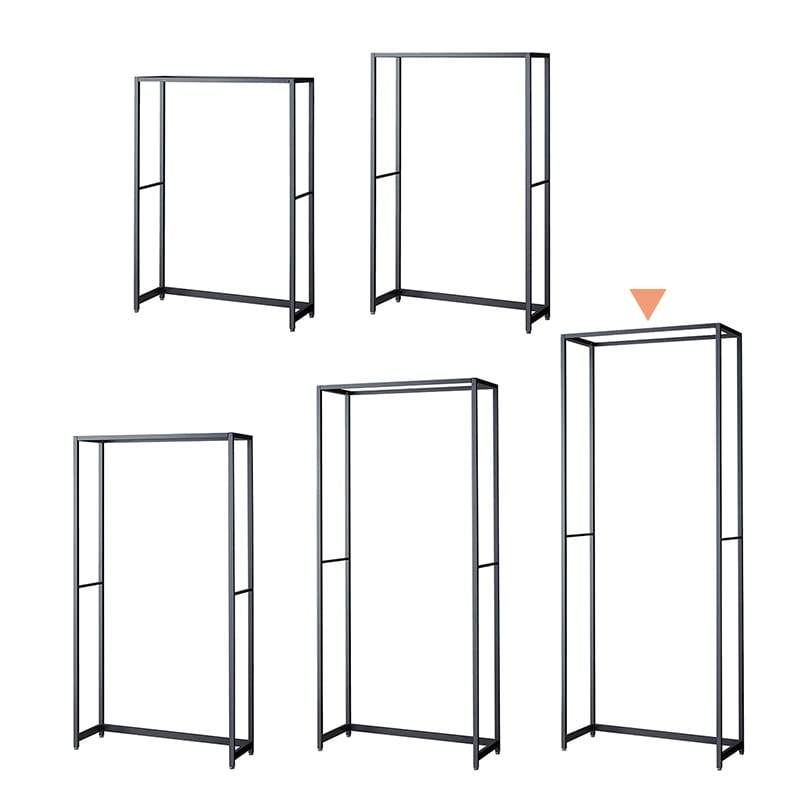 ストア・エキスプレス 店舗什器　ラテラル・ロコ　本体　グレー 幅90cm／奥行35×高さ240cm 61-808-45-5 1台（ご注文単位1台）【直送品】