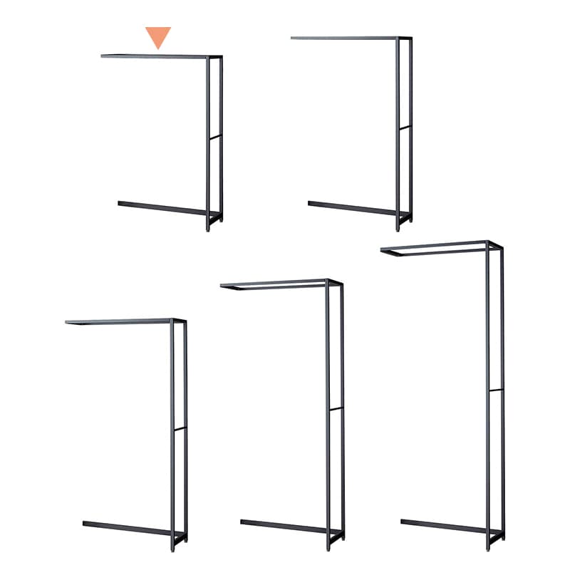 ストア・エキスプレス 店舗什器 ラテラル・ロコ 連結タイプ グレー 幅90cm/奥行35×高さ135cm 61-808-46-1 1台(ご注文単位1台)【直送品】